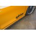 Накладки сплиттеры на пороги Вар2 на VW Golf VIII